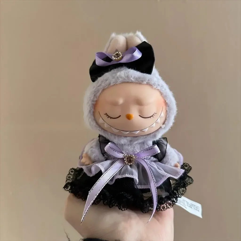 Mini Plush Doll'S Clothes Outfit Accessories For Korea Kpop Exo Labubu Idol V1 V2 Gauze skirt set Clothing Gift