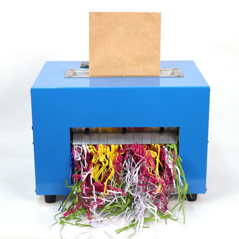 New Desktop Electric Paper Cushioning & Protective Raffia Shredder Machine Compatibility 3mm Cut Size for Paper Cutting