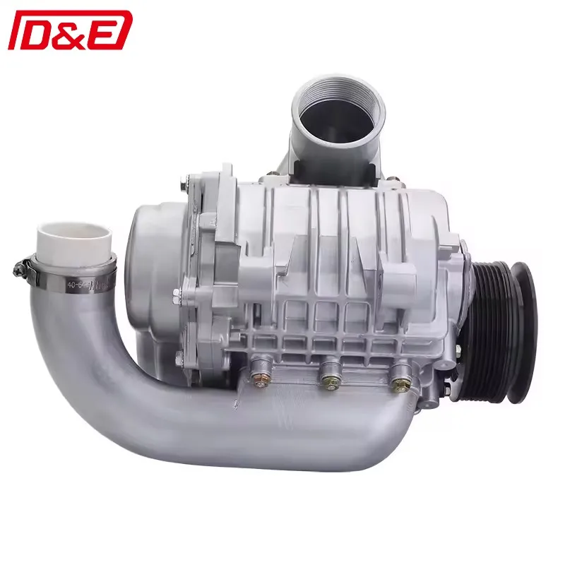 SC14 Engine Supercharger Compressor Turbocharger Roots Blower For Cars Plant Farm 2.0L-3.8L High Pressure Blower Aerator
