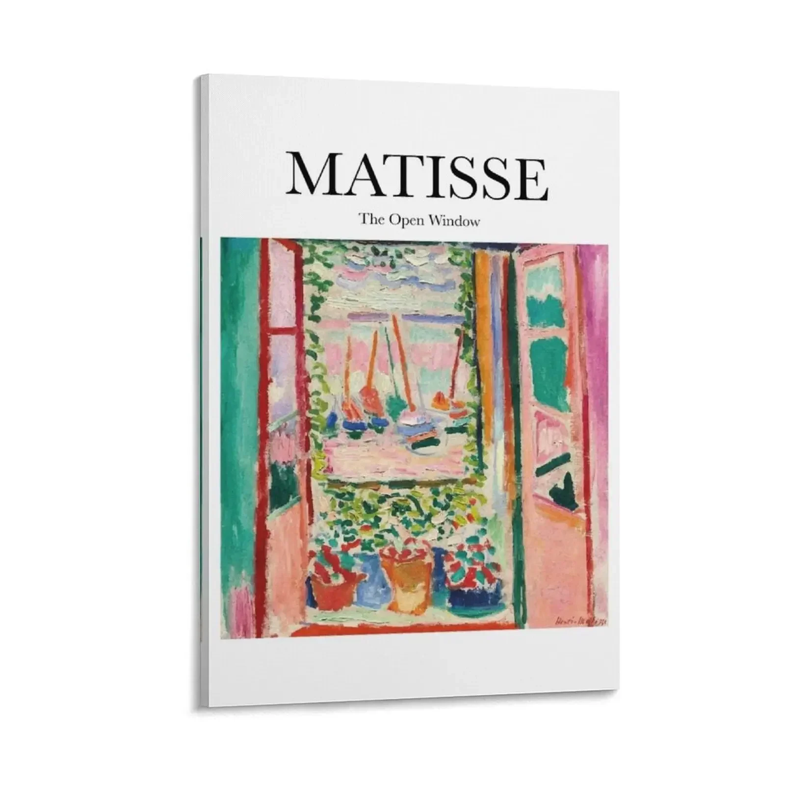 

Matisse - The Open Window Canvas Painting japanese room decor art mural decoration aesthetic