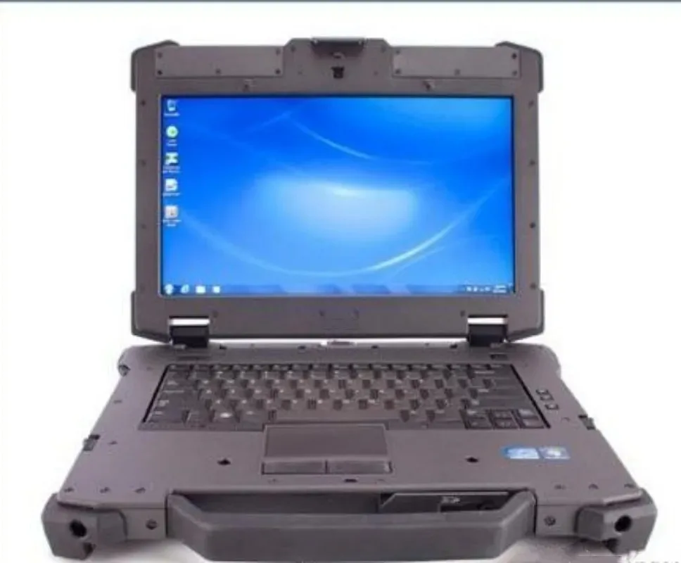 Top  E6420 XFR Full-Rugged laptop WIN10  i7 2640M 2.8GHz SSD 8GB 16GB RAM WIFI Non-Touch diagnosis computer