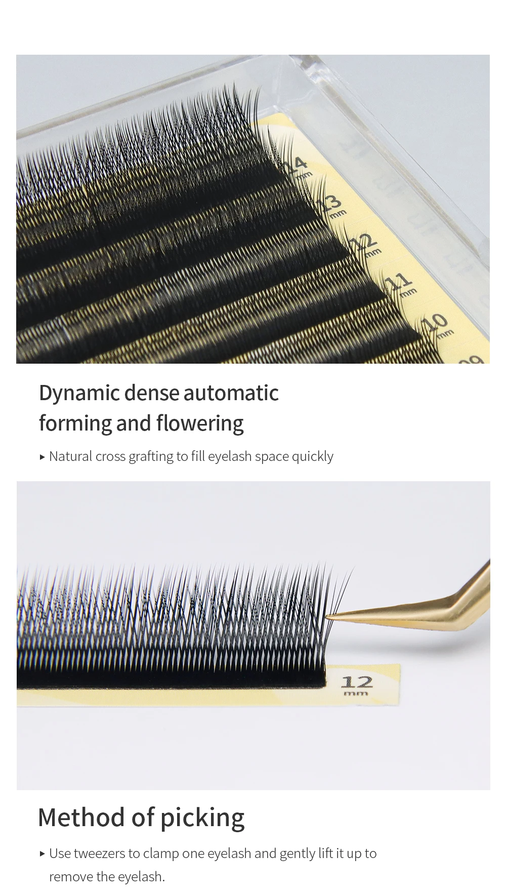 GLAMLASH Flying YY 3DW 4DW 5DW Wimpernverlängerung Air Serie Fox Soft Natural Brazilian Volume Premium Mink Mega – Detail 6
