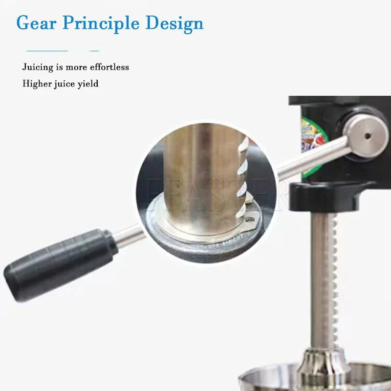 BURUIMU Espremedor Manual Comercial de Aço Inoxidável Prensado à Mão Limão Laranja Romã Espremedor Multifuncional