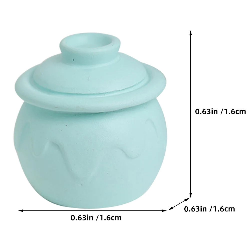 5 pezzi mini barattolo di sottaceti simulazione del vinile decorazione della piccola casa mini cucina giochi di imitazione accessori modello barattolo di sottaceti