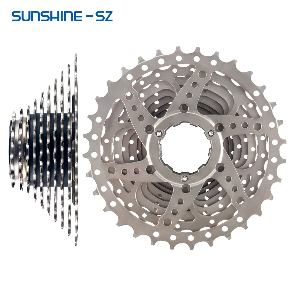 Sunshine Road Bike Cassette 8 9 10 11 12 Speed Sprocket 23 25 28 30 32 34 36T Bicycle Ratchet 11S 12S K7 for Shimano Cycling - view 2