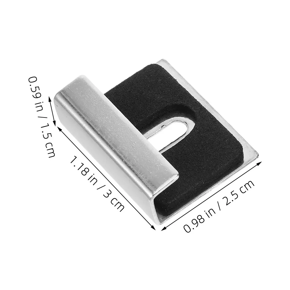 4Pcs Frameless Mirror Clips Heavy Duty Metal Mirror Mounting Brackets for Wall Glass Tile Holder Picture Frame Hanging