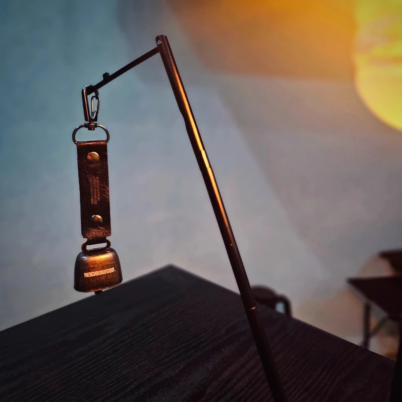Neighborhood NBHD Bell Accessories Outdoor decorative backpack pendant survival camping wind chimes magnetic attraction