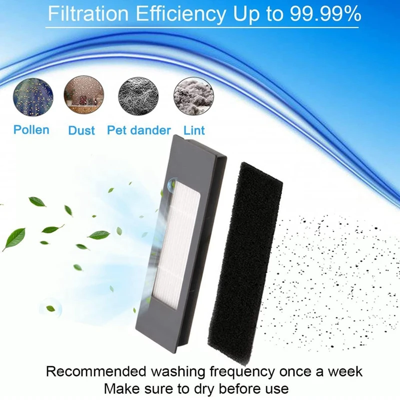 For ECOVACS Deebot T9 AIVI T8 AIVI N8 Pro Series Parts Accessories Robot Vacuum Cleaner Main Side Brush Dust Bags HEPA Filter