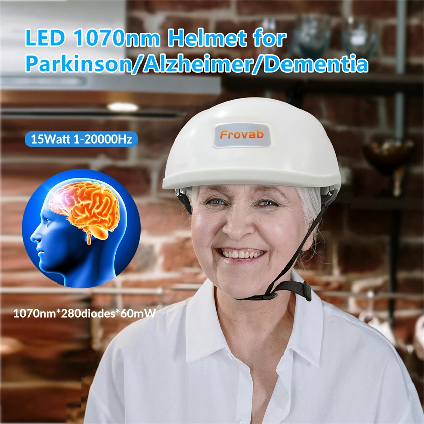 Painless Near Infrared Therapy for Brain Stroke Recovery Device Gifts for Dementia Patients Men Professional Medical Technology