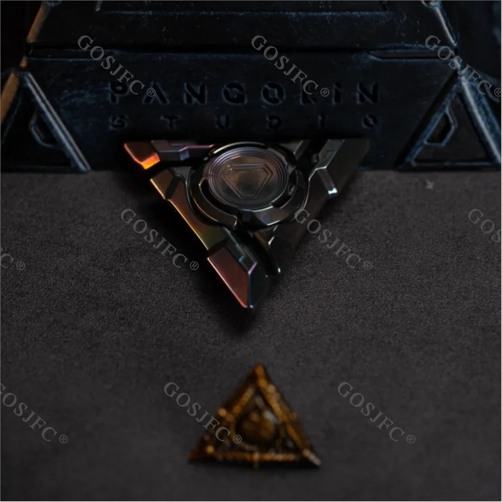 Pangolin Studio EDC Trisolaran XL Zirconio Fidget Spinner Fidget Juguetes para adultos Gyro