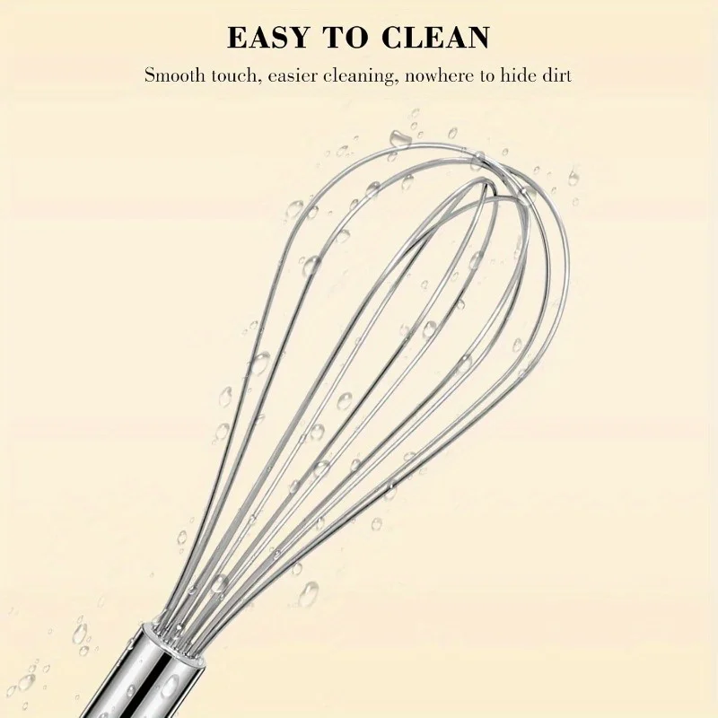 خلاط من الفولاذ المقاوم للصدأ 10inand12in-خلاط كروي للمطبخ، خلط، خلاط معدني للتحريك والخلط #4