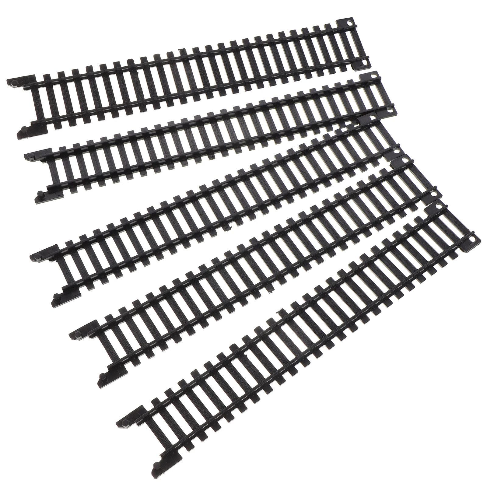 

5 Pcs Simulated High Speed Train Tracks Straight Rails Electric Toy Set Parts Spare Wheels Coupler Track Connectors Mini