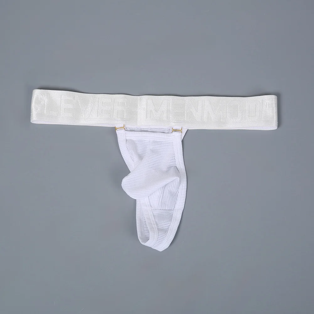 Mens Femboy Pouch Briefs Wide Waist Japanese Thongs Underwear For Man T-back Solid Extreme Panties G-string Underpants Fashion