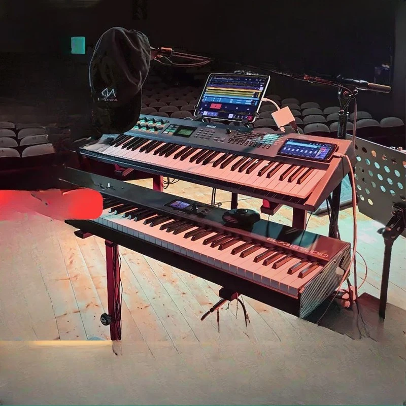 Electronic organ Omega keyboard table can be lifted and stacked support arm, single layer, double layer and three layers