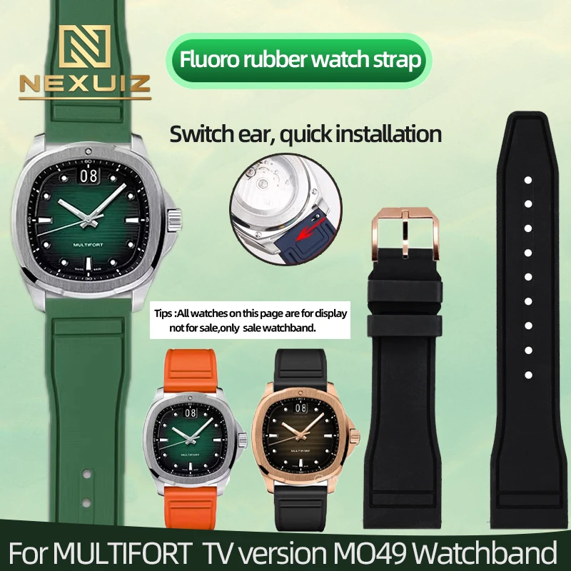 

Ремешок для часов высокого качества для MIDO MULTIFORT TV Model M049.526. Ремешок для часов 22 мм, мужской браслет для наручных часов с прямым соединением