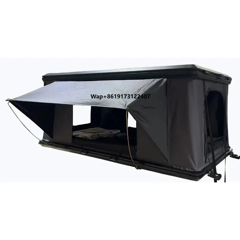 

Waterproof Roof Travel Tents Pop up Fiberglass Car Top 3-4 Person for Camping Hardshell Roof Top Tent