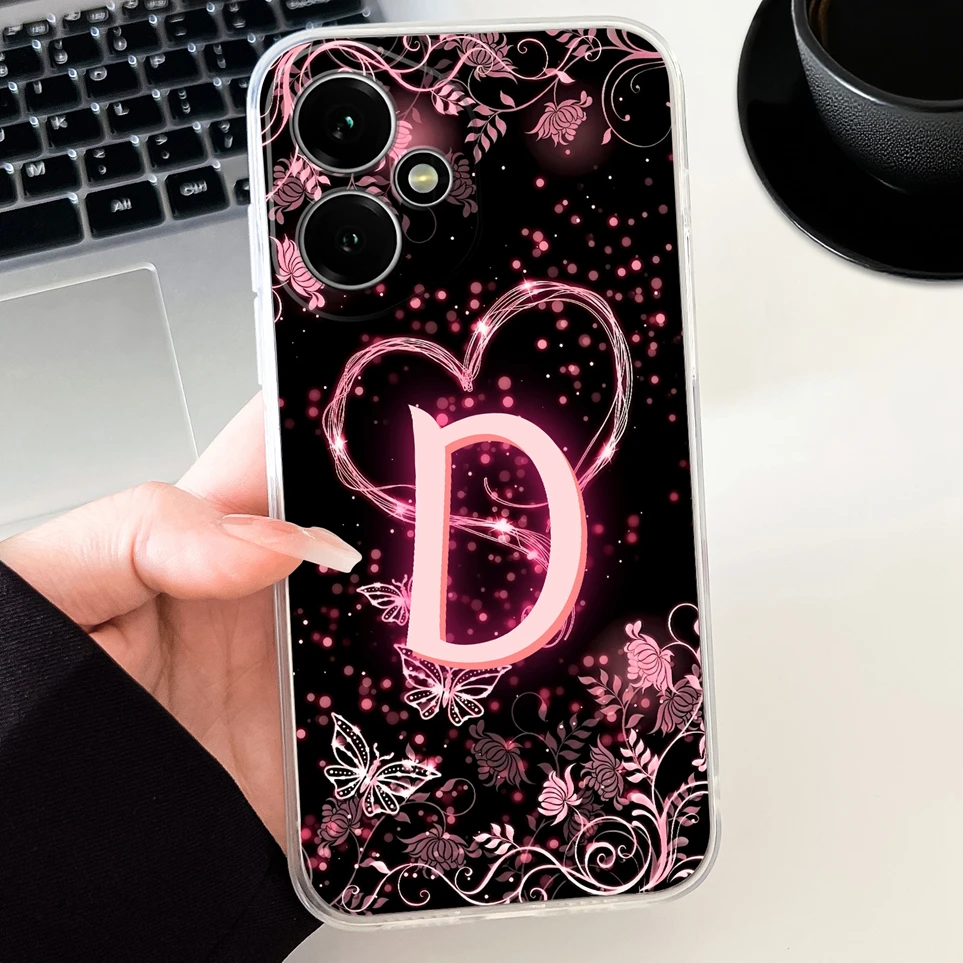 Etui na telefon Huawei Honor 400 400Pro 400Lite Coque Fashion Love Heart Soft TPU Clear Shell For 400 Smart Funda 400 Pro Case