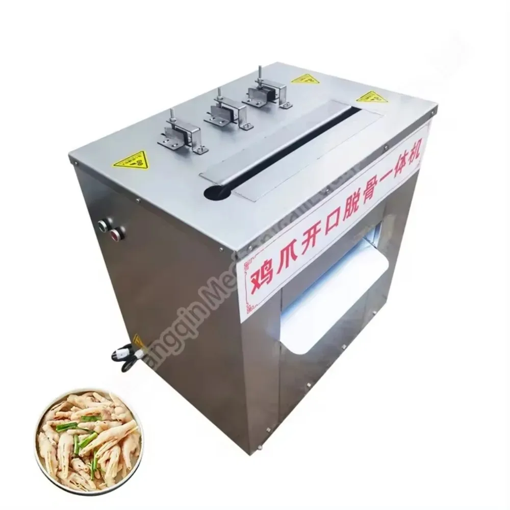 Cutting Feet Claw Bone Remover Slaughterhouse Equipment Foot Opening Bone Removal Chicken Feet Bone Removal Machine