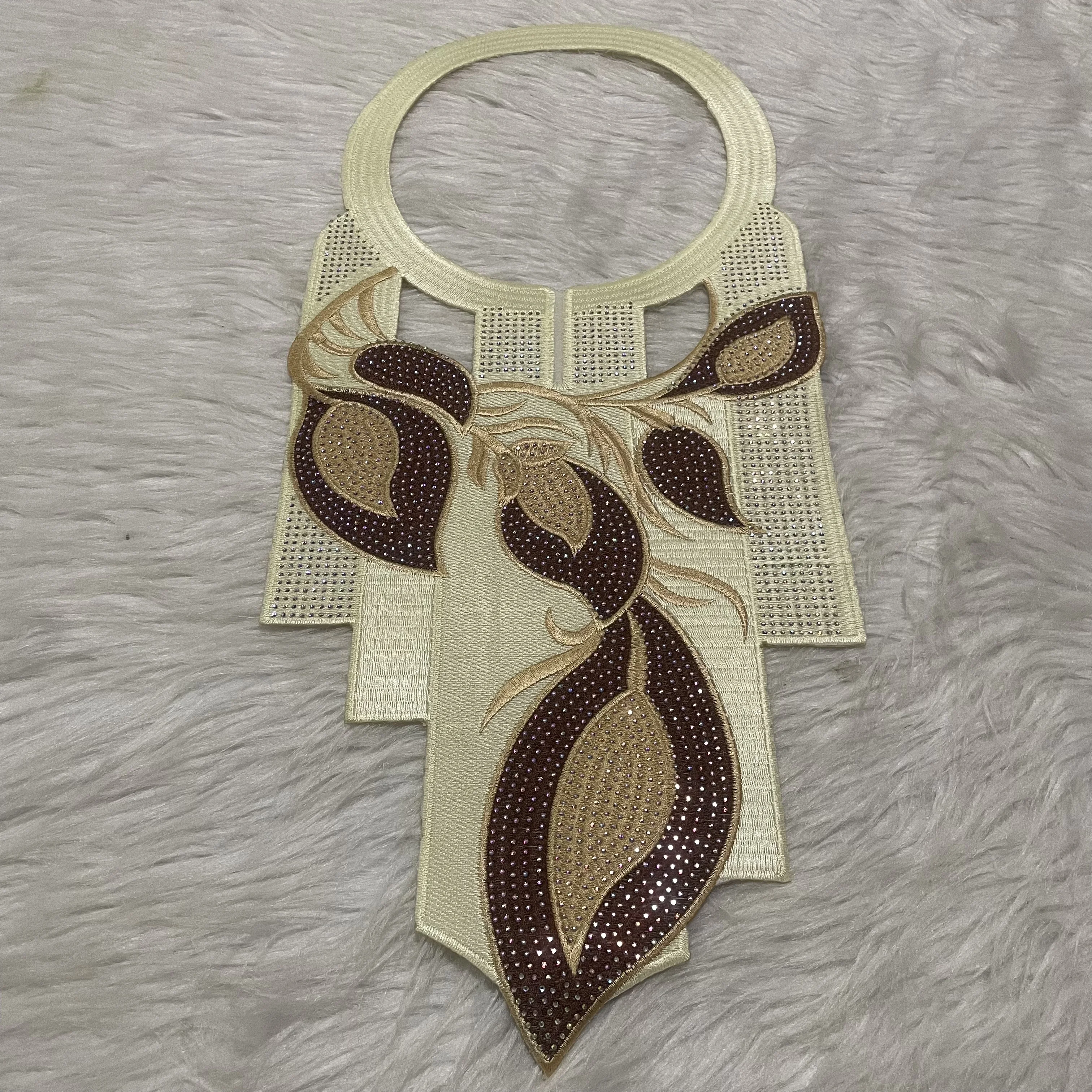 Wholesale Price Lace Jabot Embroidery Neckline Making Garment Sewing Supplies Matching SET DIY Clothing Accessories Men Collar