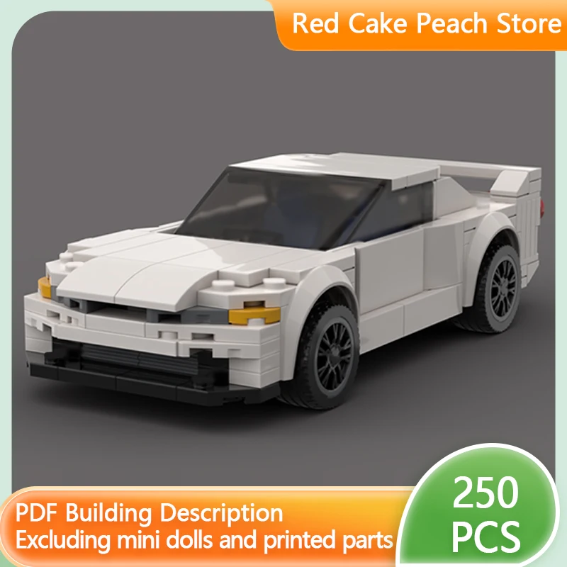 

Speed Racing Car Model MOC Building Bricks R32 White Sports Car Modular Technology Children Holiday Gifts Assemble Toys Suit