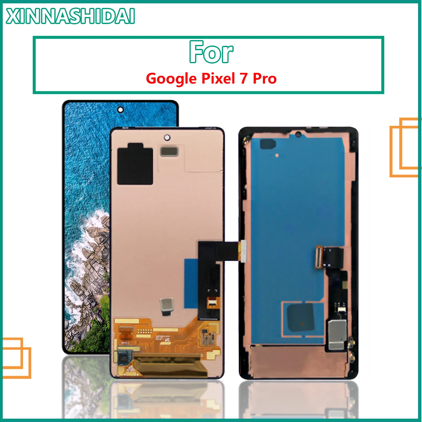 Tested SUPER OLED NEW LCD For Google Pixel 7 Pro LCD Display Screen Touch Panel Digitizer Assembly