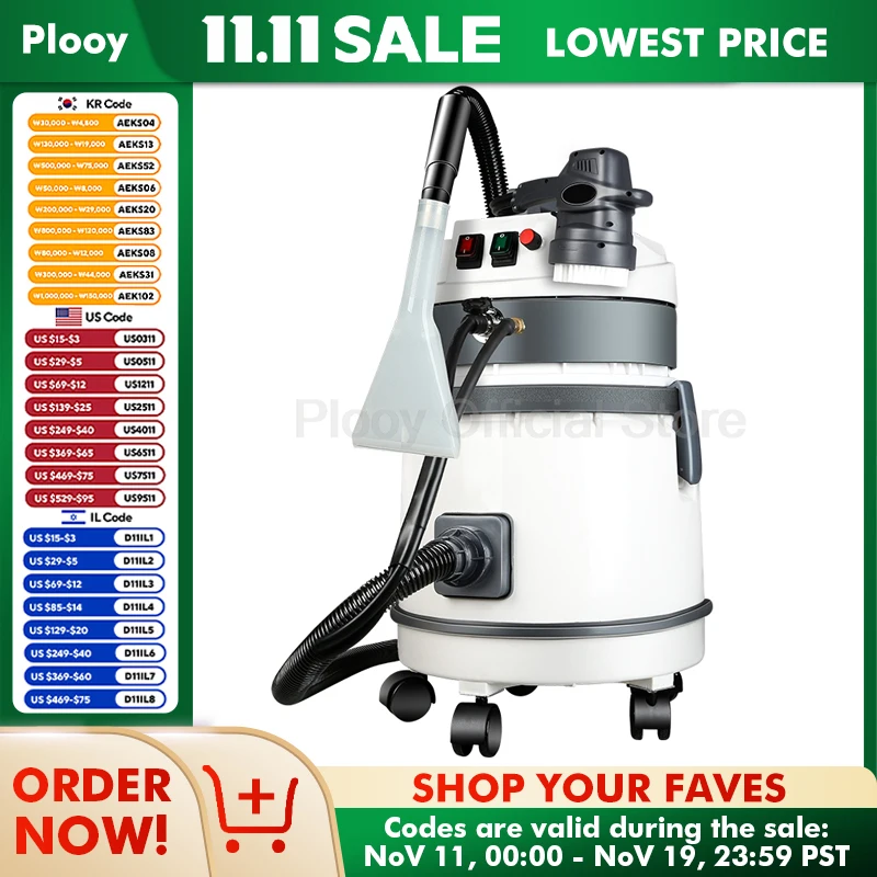 1200W 20L Spray Suction Integrated Sofa Fabric Carpet Pet Vacuum Cleaning Machine Mattress Clean Artifact Home Car Cleaning