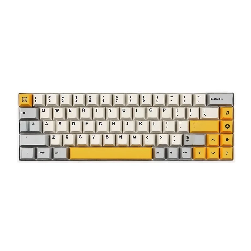 

PC SUBROSA Cherry Profile Silk Screen Keycap Set для клавиатуры BM60 CSTC75 BM65 BM68 Made68 EV63 EZ63 EZ60 VGN75 Wooting 60he