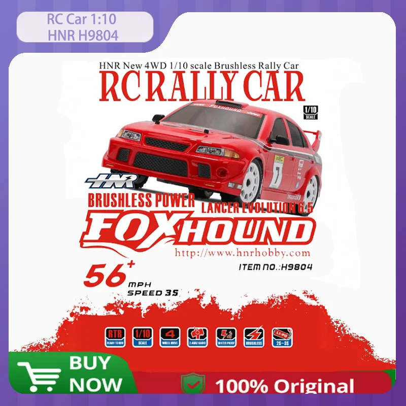 

1:10 HNR H9804 FOXHOUND RC Cars Drift Brushless High Speed Carbon Fiber Suspension Frame for Adults RC Car Christmas Gift