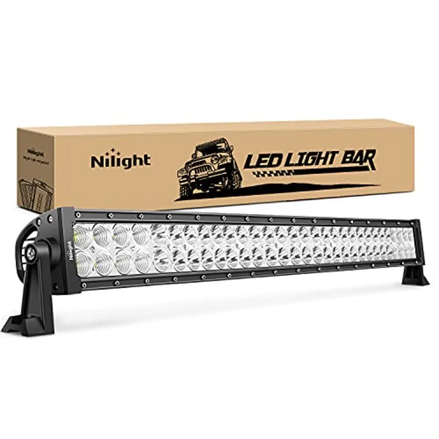 

【Spot goods】LED Light Bar 32 Inch 180W 12600LM Spot Flood Combo Driving Lamp Roof Bumper Off Road Work Pods for Van Camper Wago