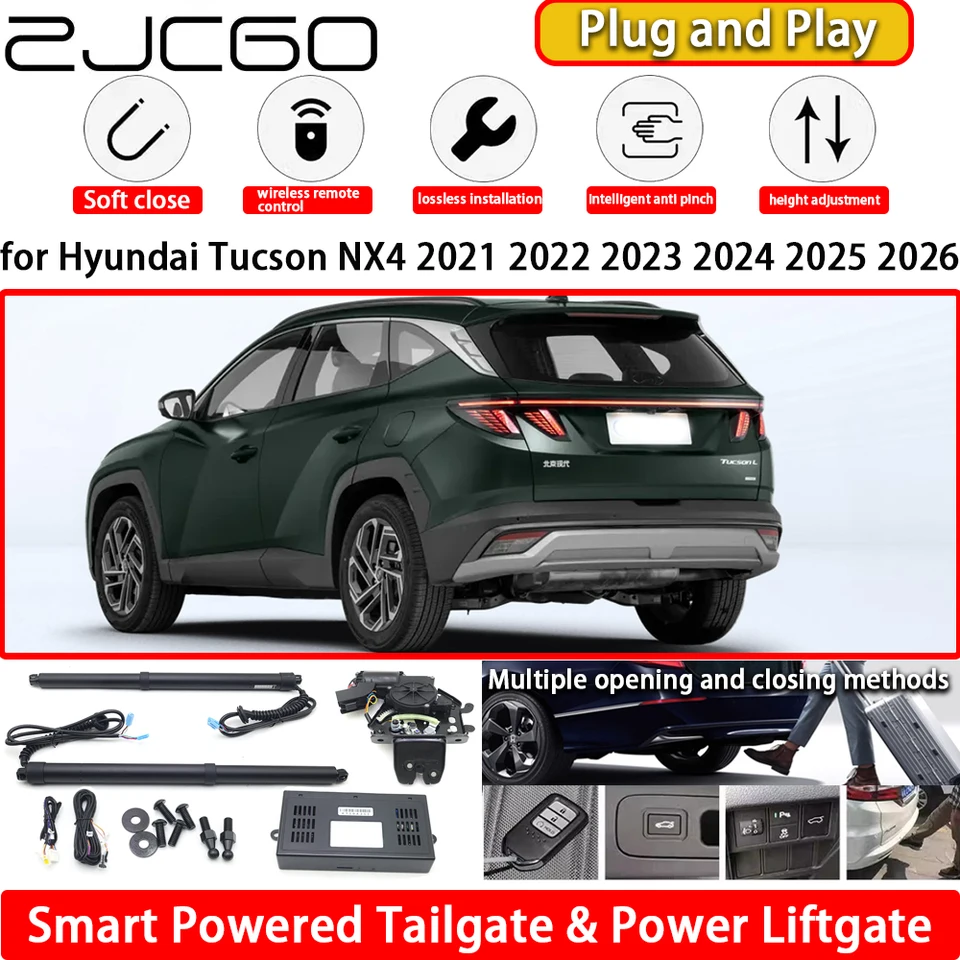 Compatible With Hyundai For Tucson Nx4 2021 2022 2023 2024 車のトランクメ Electric Tailgate for Hyundai Tucson NX4 2021-2026
