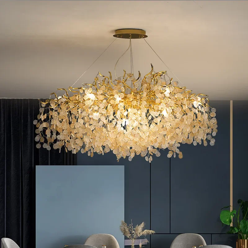 

Modern Lustre Crystal Led Chandelier Lighting Home Decor Living Dining Room Pendant Light Bedroom Lampara Hanging Lamp Luminaria