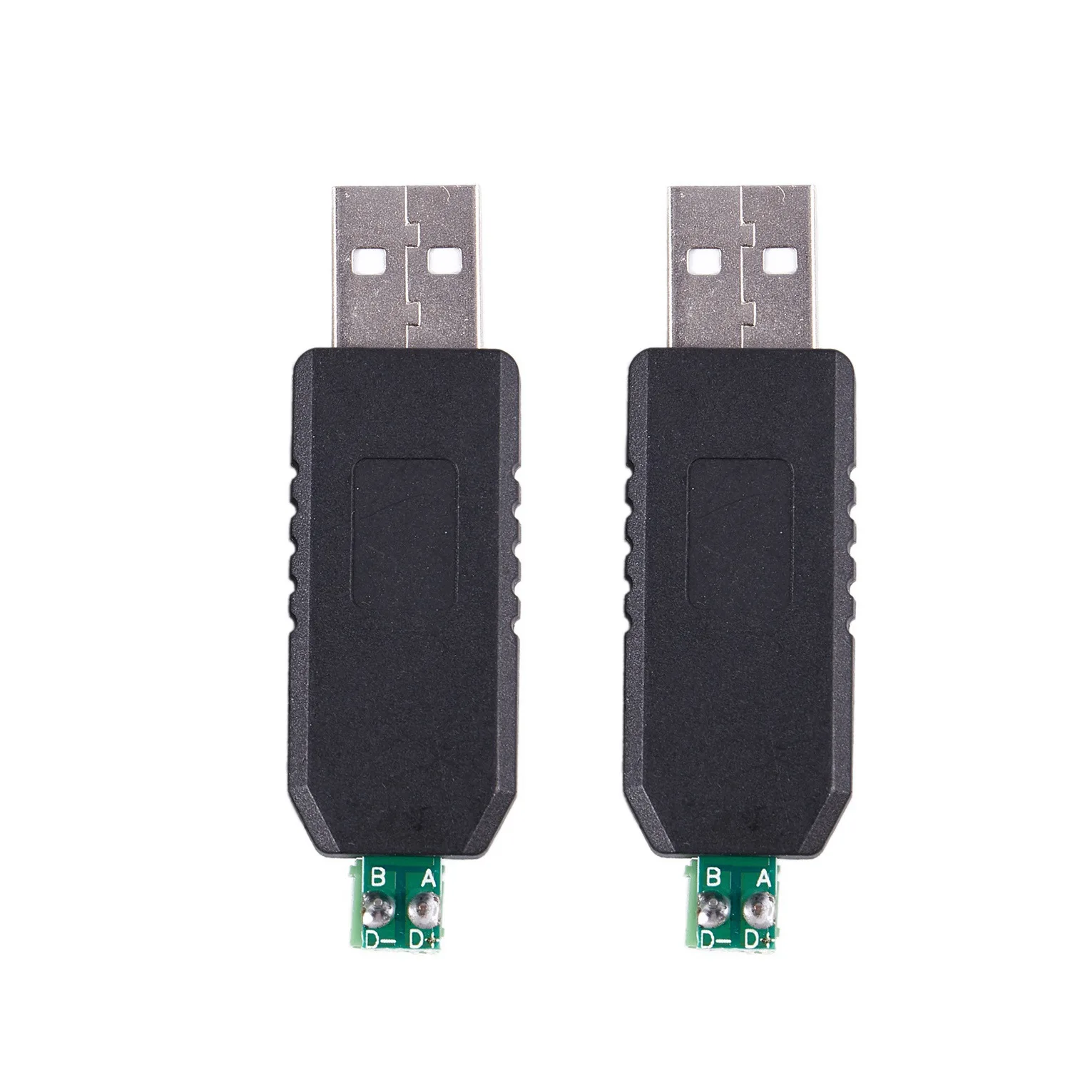 Convertidor de interfaz de RS-485 USB a RS485, adaptador de serie compatible + PLC, 2 unidades