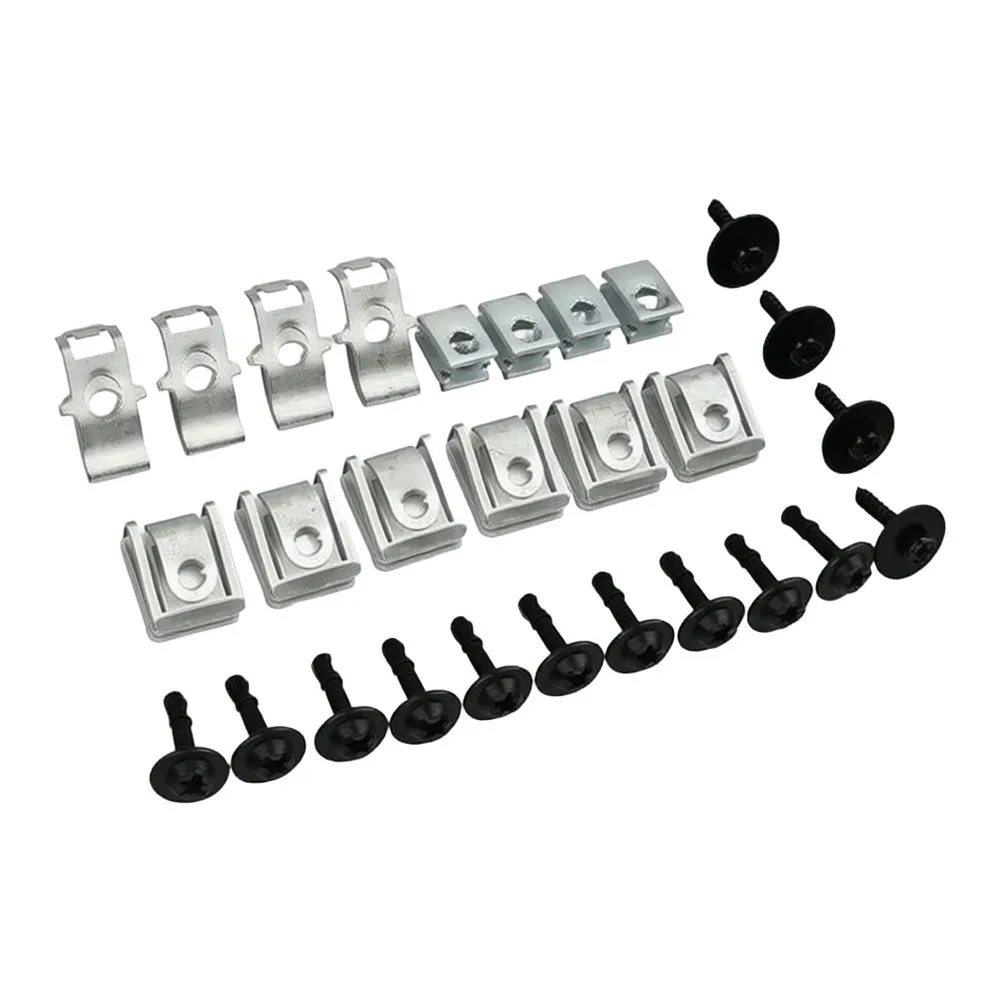 Bumper Retainer Set Undertray Panel Screws For Off-road Debris Defense Dirt Protection Shield Secure Mounting Solution