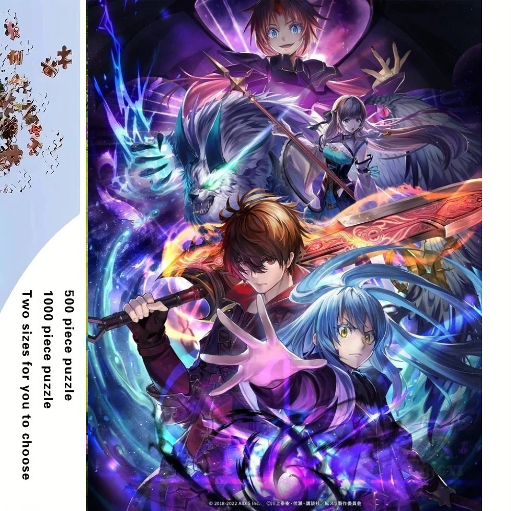 

Пазл для взрослых 500/1000 деталей: «Когда я переродился», бумажный пазл, декоративная картина, упражнение для развития мышления