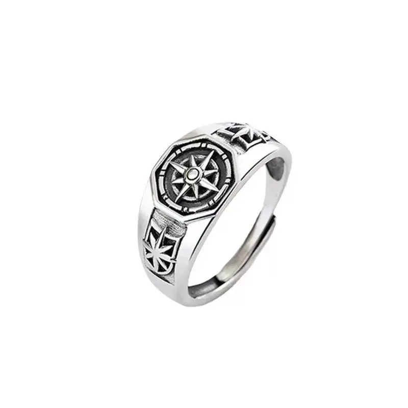 Neuer 925 Sterling Silber Ring Hip-Hop Vintage für Damen Hochzeitsschmuck Verlobungs-Charm Mode Hochwertige Party-Geschenke Ring – Detail 4