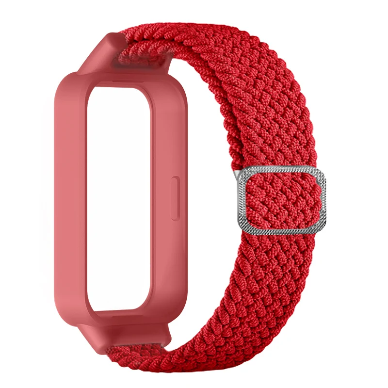 Ersatzarmband für Xiaomi Smart Band 9 Active, Nylon-Geflechtarmband, Uhrenarmband, Gürtel für Redmi Smart Band 3, Armband, Correa – Detail 10