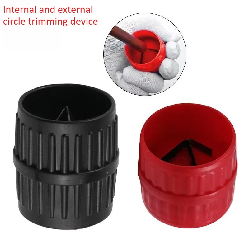 1/2Pcs Heavy Duty Deburring Tool Chamfer Reamer Internal External Tube Metal Pipes for PVC Copper Aluminium Steel Pipe Tube