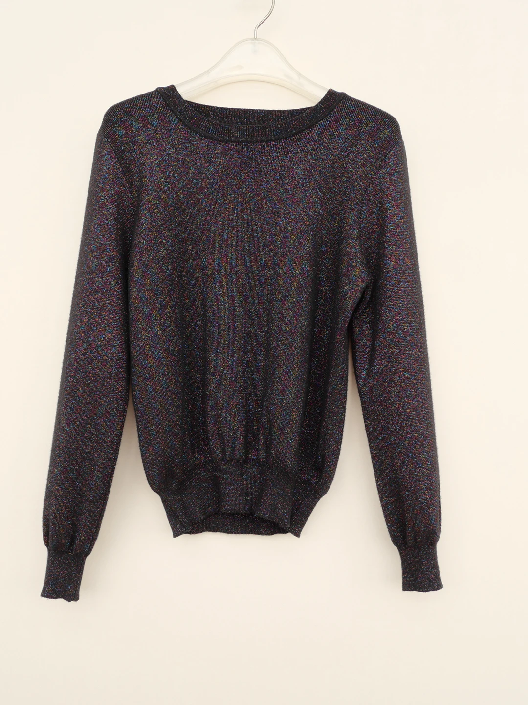 

Женский длинный свитер из ледяного шелка, круглый свитер Ne, осень-зима, мягкий трикотаж разноцветного цвета, удобный облегающий свитер для поездок на работу