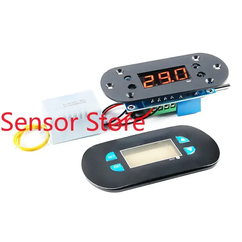

5PCS 12V 24V 220V red light thermostat digital temperature controller control switch adjustable display 0.1
