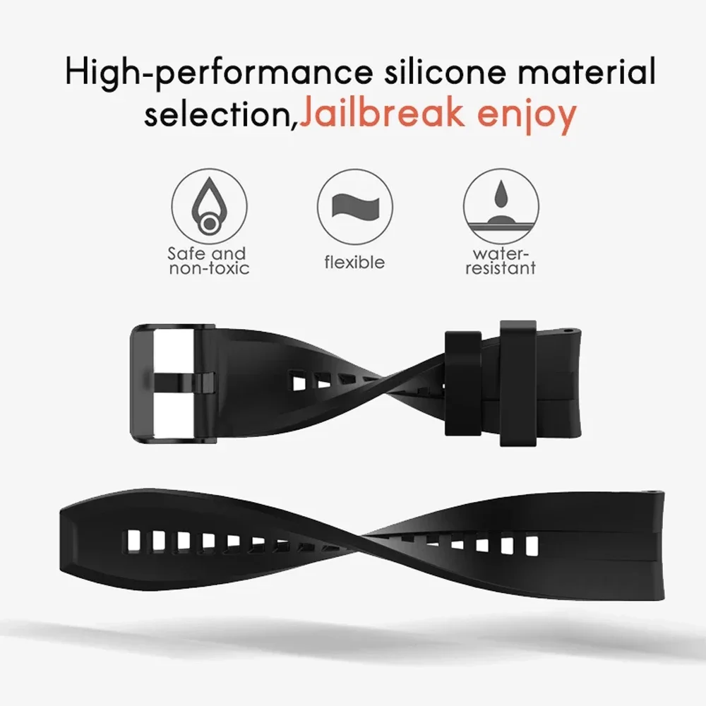 20 22mm Strap For Realme Watch 3 2 S pro Sport Silicone Wristband Correa For Fossil GEN 6 GEN5 5E 44mm Smart Watch Band Bracelet