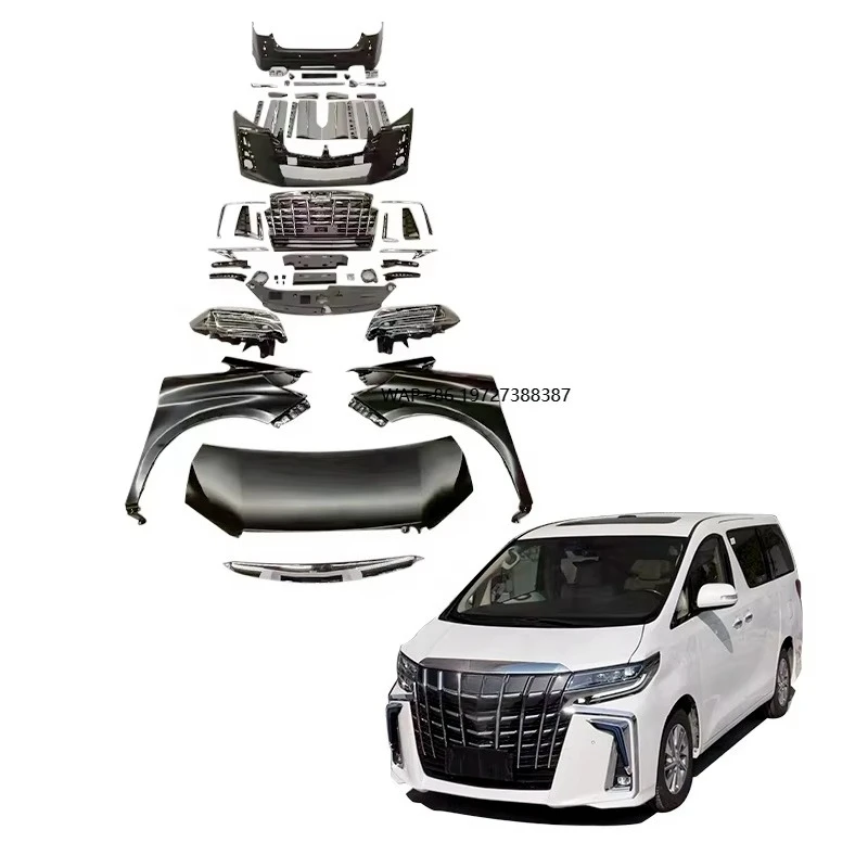 

Car Exterior Accessories Style Body Kits Surrounding for Alphard in 2018-2021 Upgrade