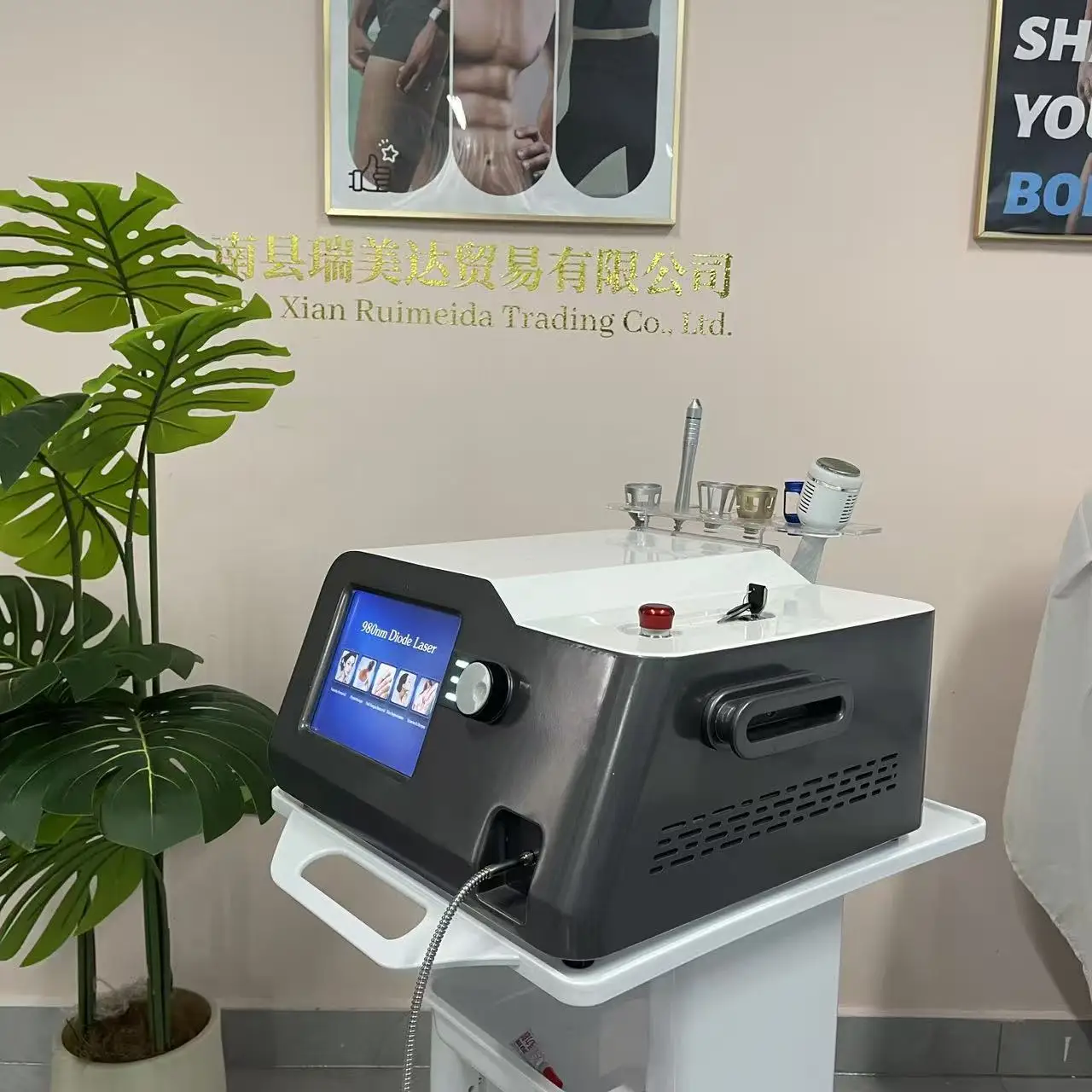 980nm 5+1 Multifunctional Diode Lase System | Professional Vascular Removal & Nail Fungus Treatment Device