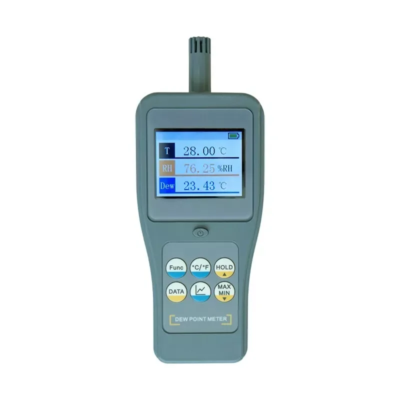 Portable Dew Point Meter Digital Wet Bulb Temperature Meter Humidity Tester