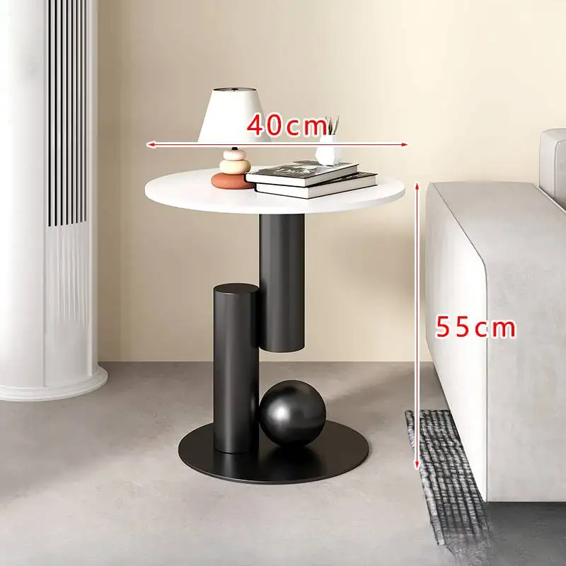 Poten Metaal Slaapkamer Salontafels Modern Design Zijkant Woonkamer Salontafels Rond Minimalistisch Tavolino Da Salotto Huismeubilair
