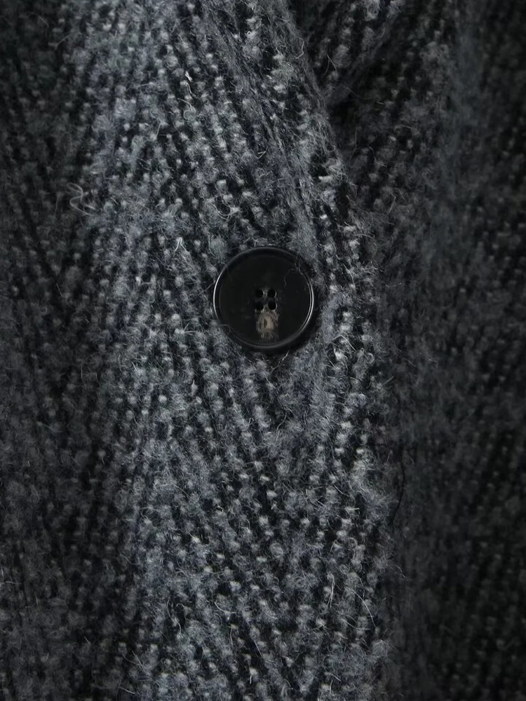 ملابس نسائية خريفية جديدة على الطراز الأوروبي والأمريكي، سترة صوفية فضفاضة متعددة الاستخدامات يوميًا