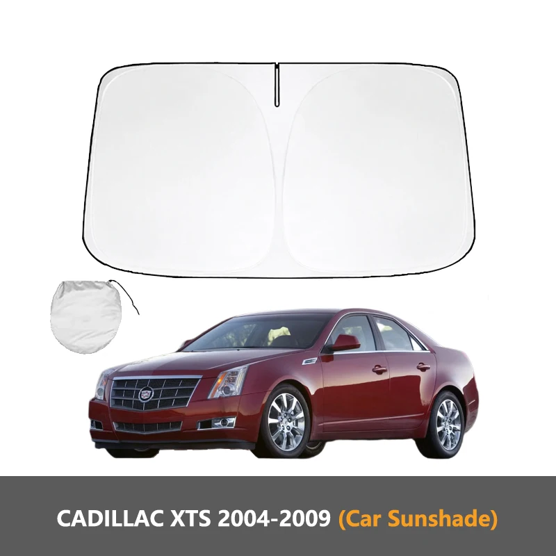 

For CADILLAC XTS 2004-2009 Car Sunshade Sun Shade Front Rear Window Film Windshield Visor Cover UV Protect Reflector