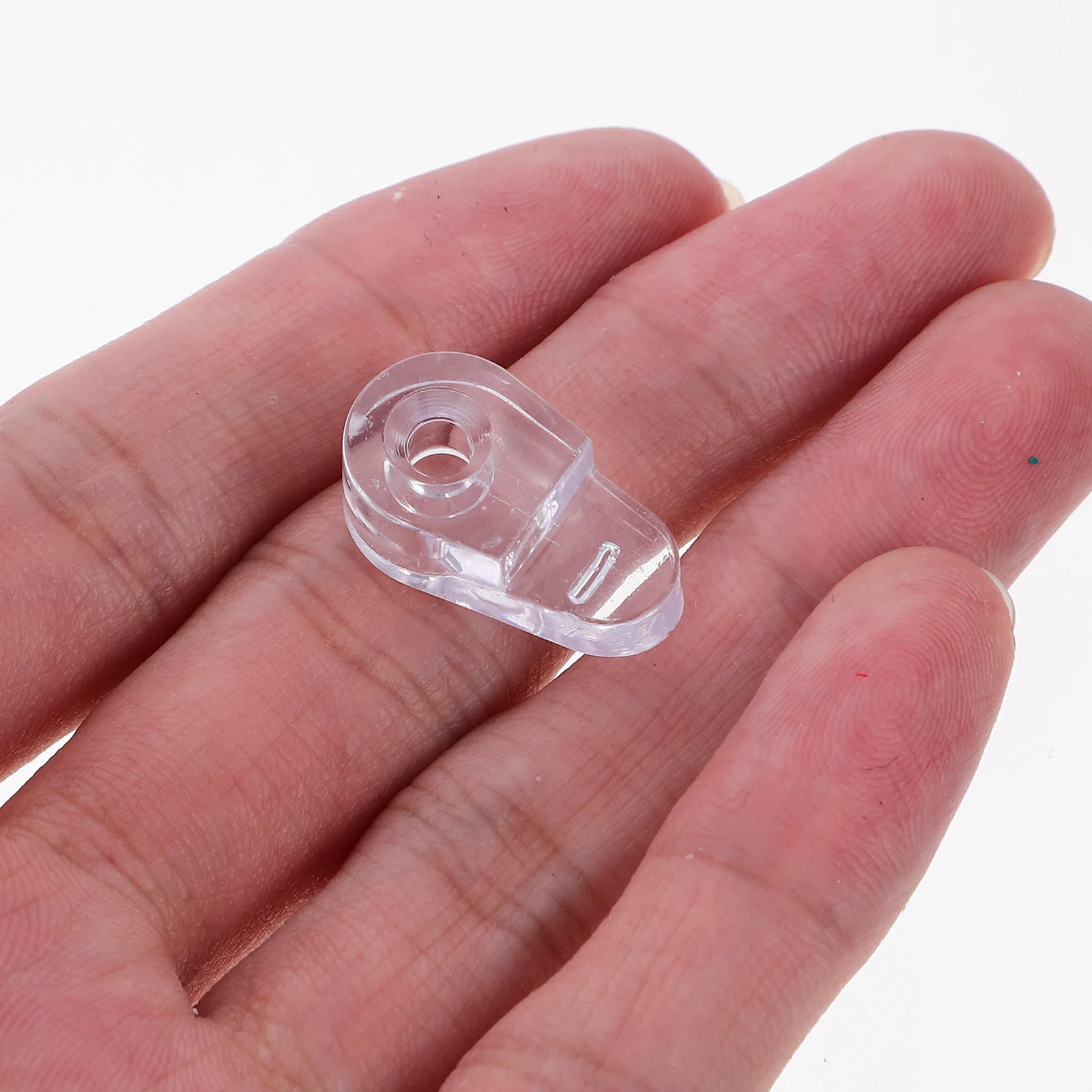 

20pcs Glass Clips Bracket for Door Panels Mirror Holder Clips Glass Retainer Wall Mount Hardware Transparent Accessories