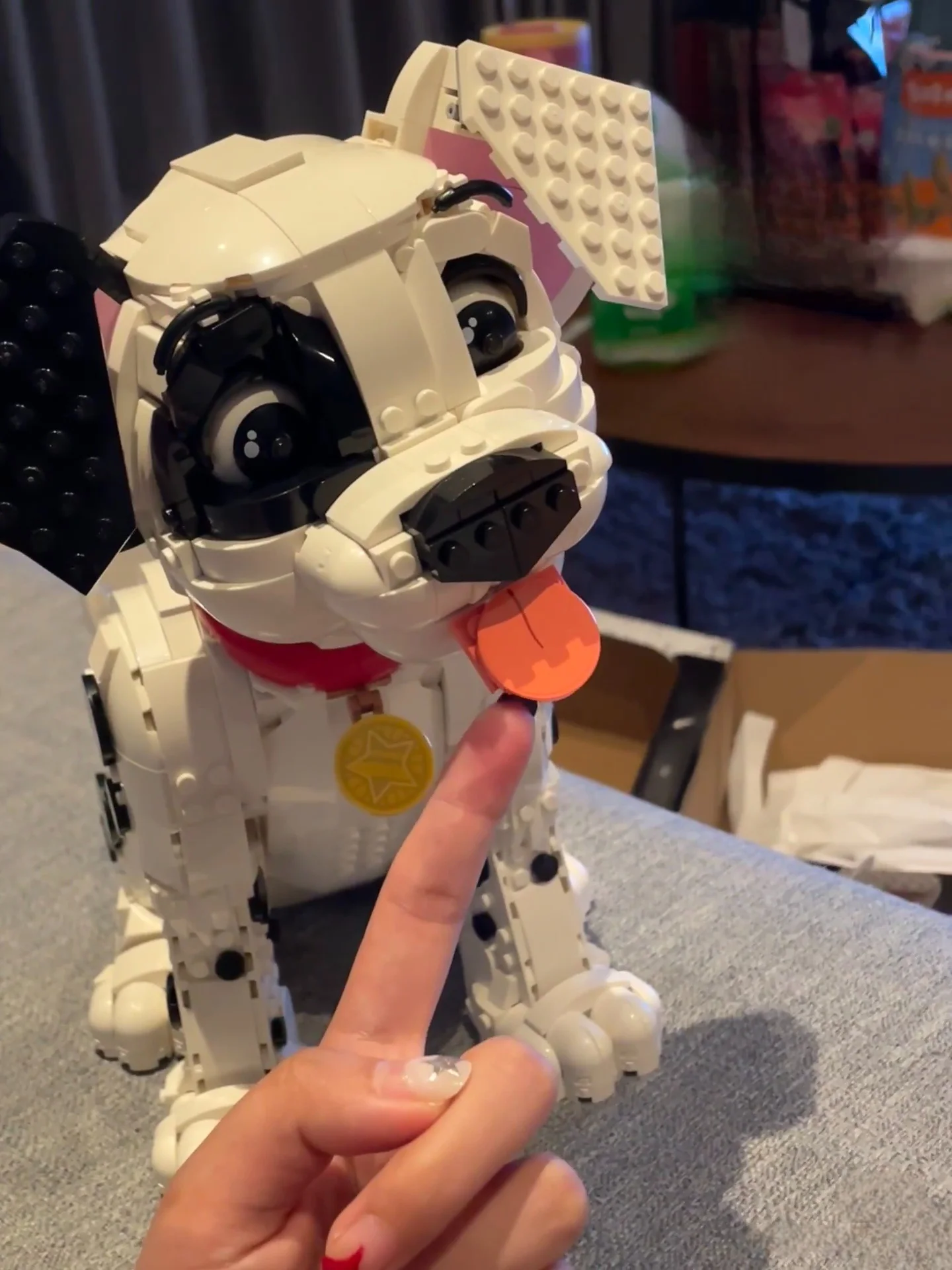 

1722 шт. подходит для щенка 43269, 101, собака, далматинцы, строительный блок, милая модель домашнего животного, кирпичи, популярная киноигра, подарки на день рождения, Рождество