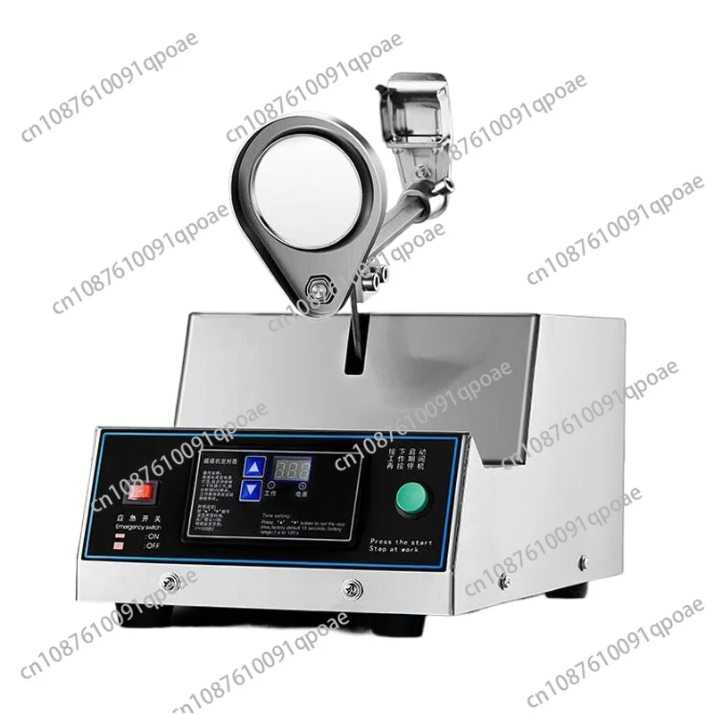 Single Arm Horizontal Stainless Steel Auto Milk Tea Shaker Machine for Bubble Tea Shop 220V Tea Shaking Equipment