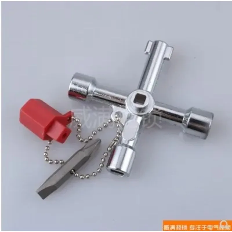 High Quality Mini Size Multi-Functional Electric Control Cabinet Triangle Key Wrench Elevator Water Meter Valve Square Hole